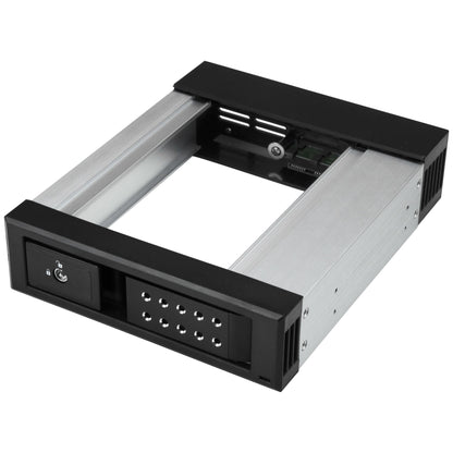 StarTech.com HSB1SATSASBA drive bay panel 5.25" Carrier panel Black