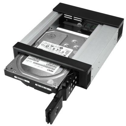 StarTech.com HSB1SATSASBA drive bay panel 5.25" Carrier panel Black