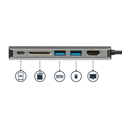 StarTech.com DKT30CSDHPD laptop dock/port replicator Wired USB 3.2 Gen 1 (3.1 Gen 1) Type-C Black, Gray