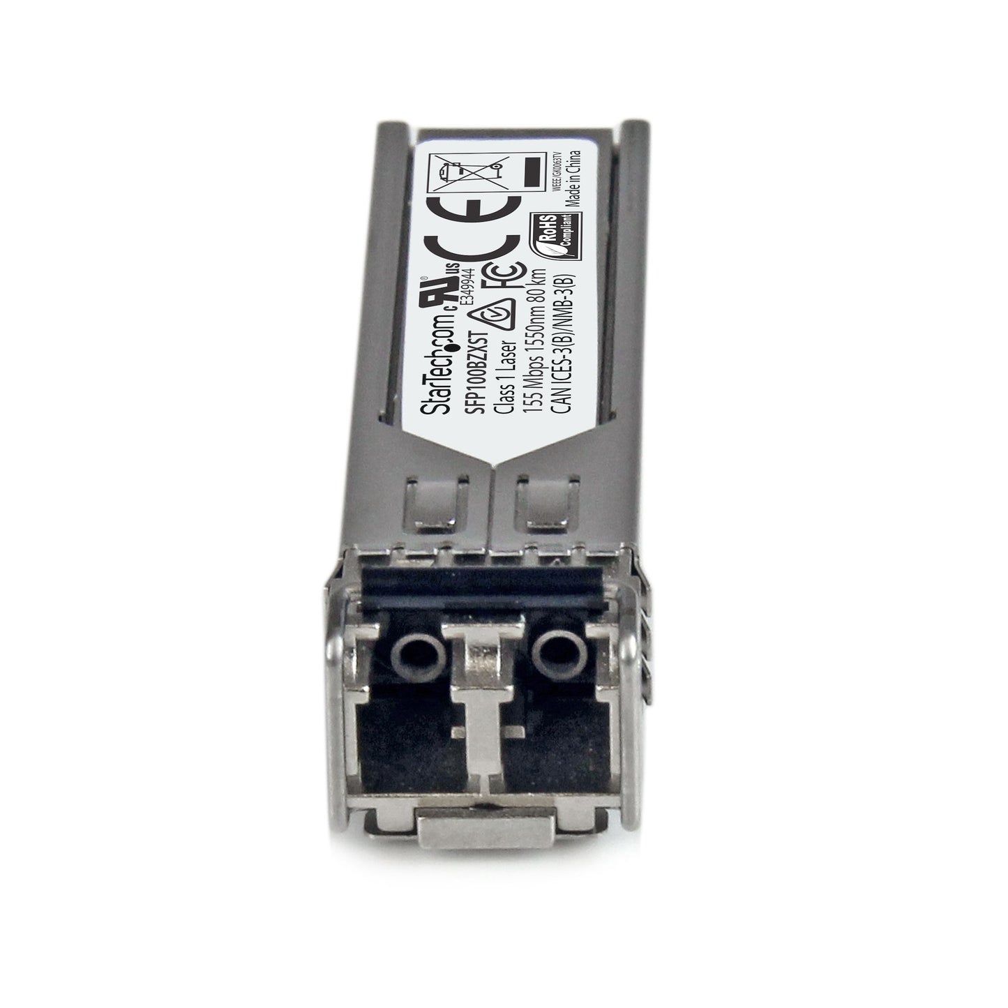StarTech.com SFP100BZXST network transceiver module Fiber optic 155 Mbit/s SFP 1550 nm