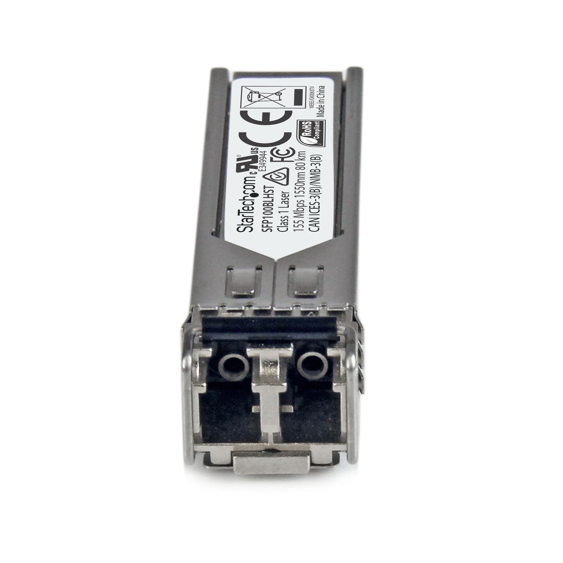 StarTech.com SFP100BLHST network transceiver module Fiber optic 155 Mbit/s SFP 1550 nm