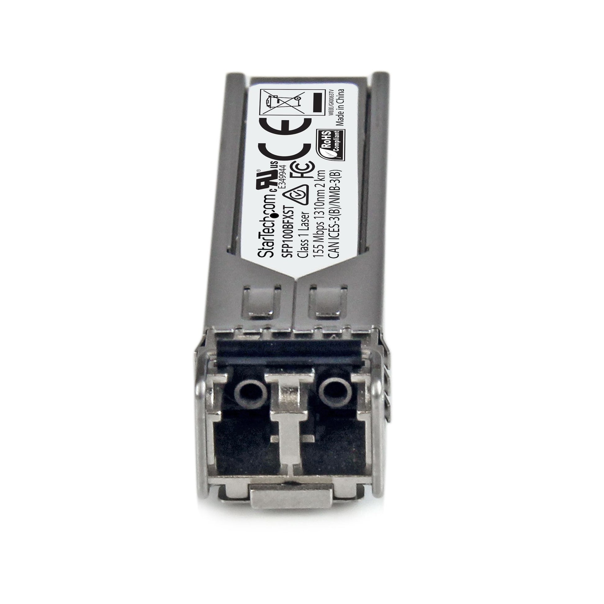 StarTech.com SFP100BFXST network transceiver module Fiber optic 155 Mbit/s SFP 1310 nm