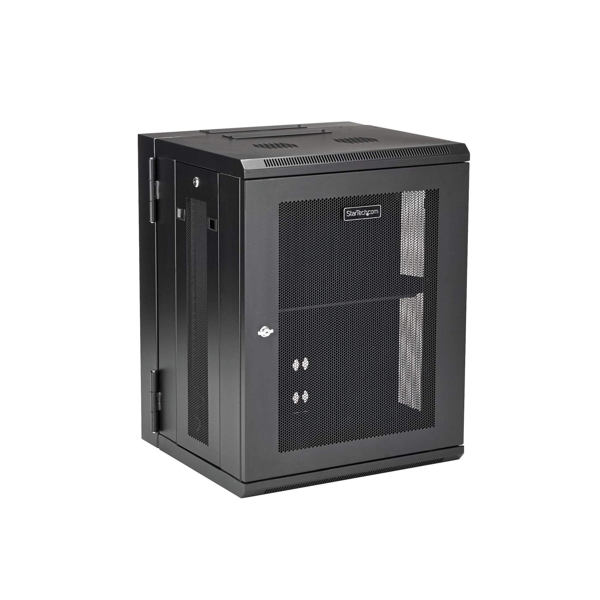 StarTech.com RK1520WALHM rack cabinet 15U Wall mounted rack Black