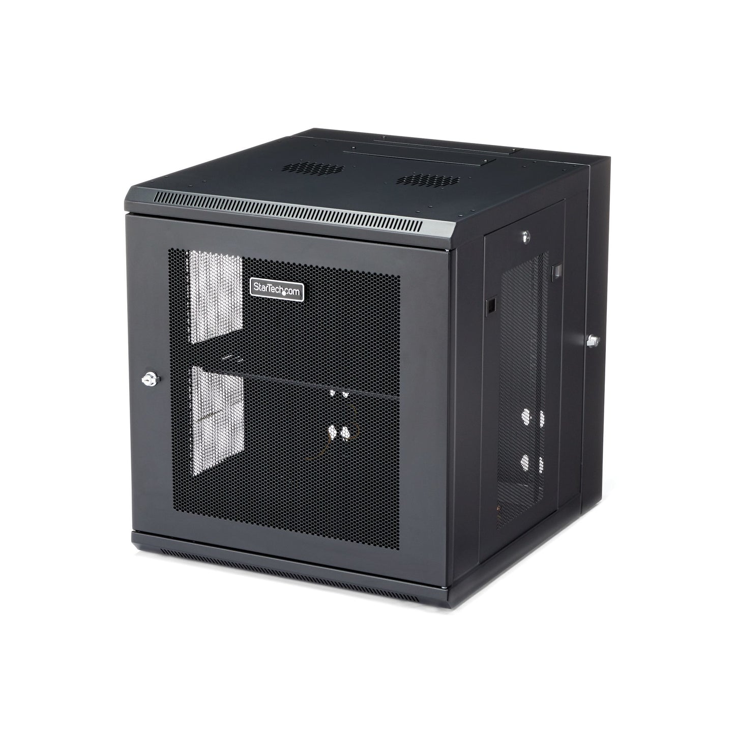 StarTech.com RK1224WALHM rack cabinet 12U Wall mounted rack Black