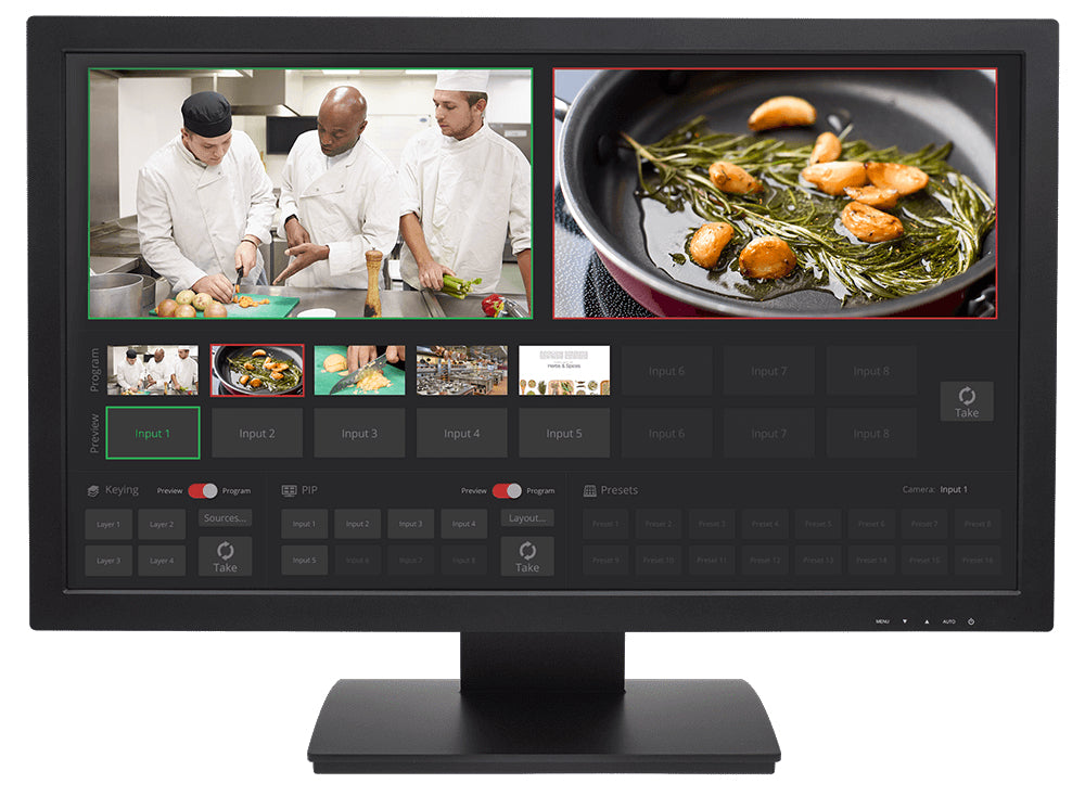 Vaddio TeleTouch 27 computer monitor 27" Full HD LCD Touchscreen Tabletop Black