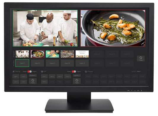 Vaddio TeleTouch 27 computer monitor 27" Full HD LCD Touchscreen Tabletop Black