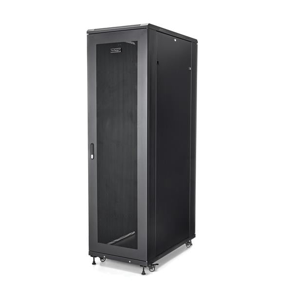 StarTech.com RK4236BKB rack cabinet 42U Freestanding rack Black