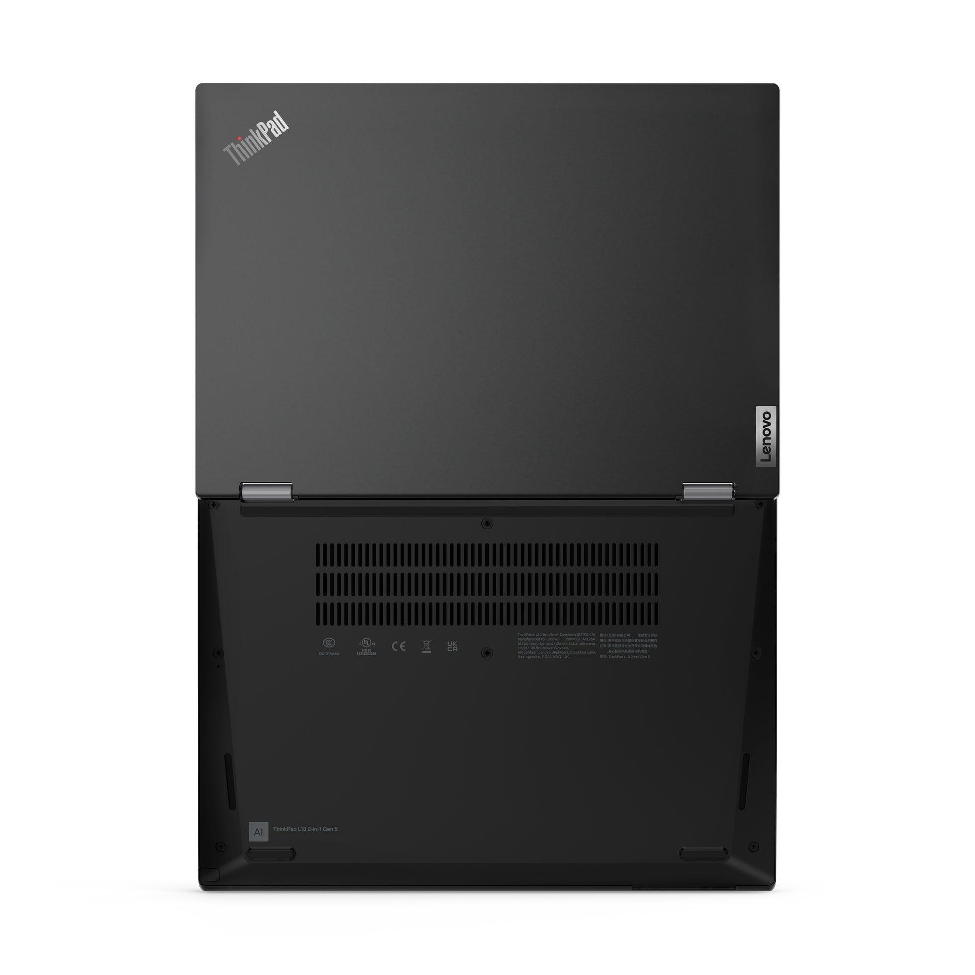 Lenovo ThinkPad L13 2-in-1 Gen 5 (Intel) Intel Core Ultra 5 135U Hybrid (2-in-1) 13.3" Touchscreen WUXGA 16 GB LPDDR5-SDRAM 256 GB SSD Wi-Fi 6E (802.11ax) Windows 11 Pro Black