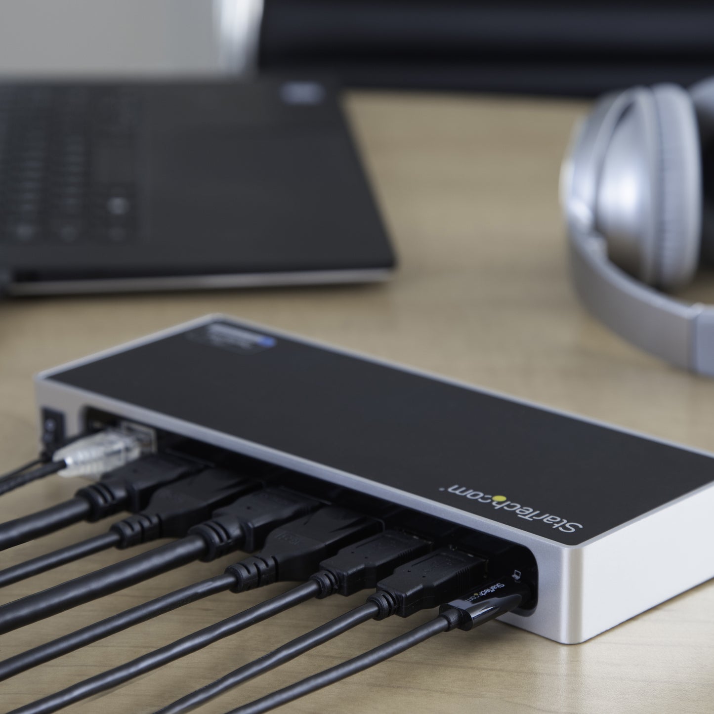 StarTech.com DK30A2DH laptop dock/port replicator Wired USB 3.2 Gen 1 (3.1 Gen 1) Type-C Black, Silver