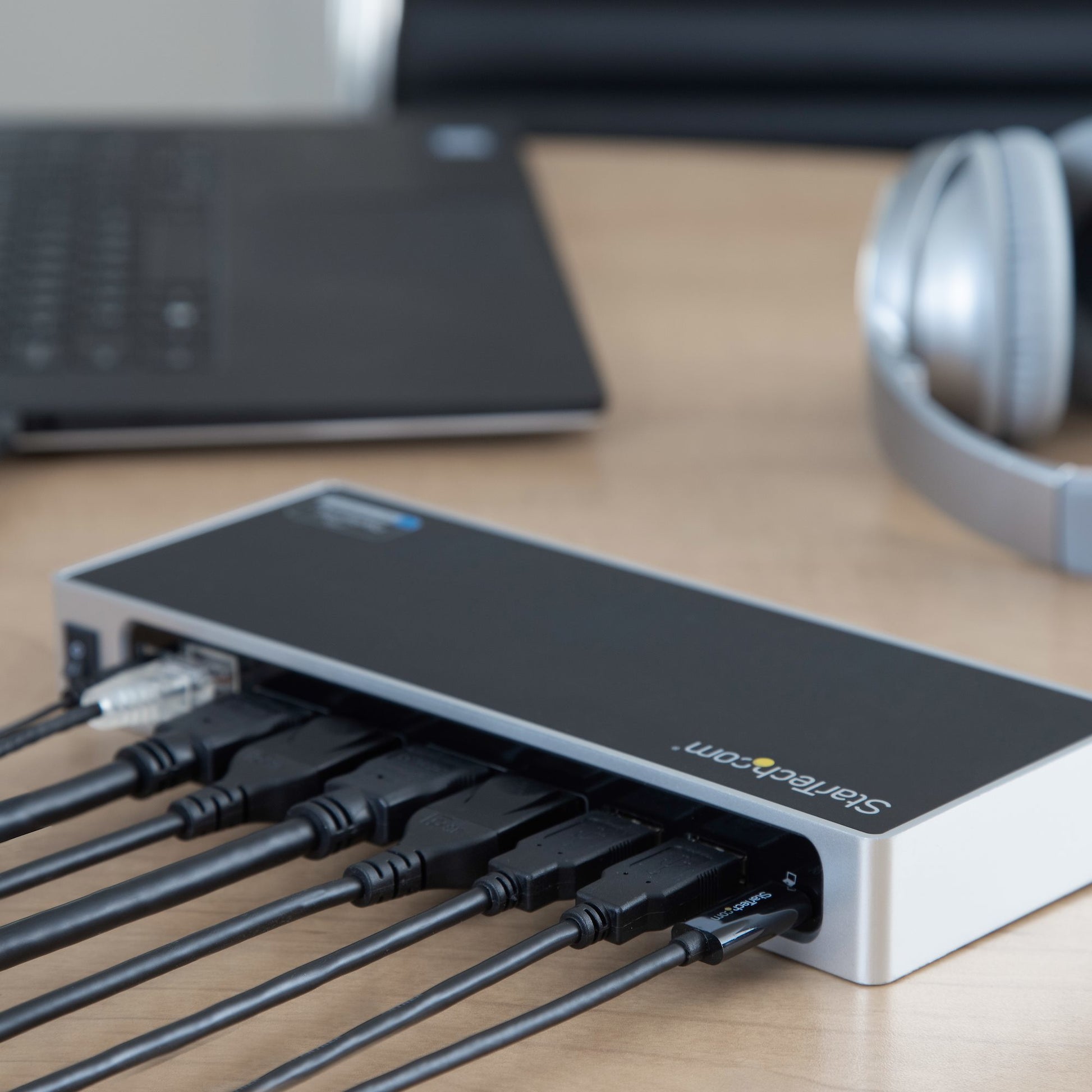 StarTech.com DK30A2DH laptop dock/port replicator Wired USB 3.2 Gen 1 (3.1 Gen 1) Type-C Black, Silver