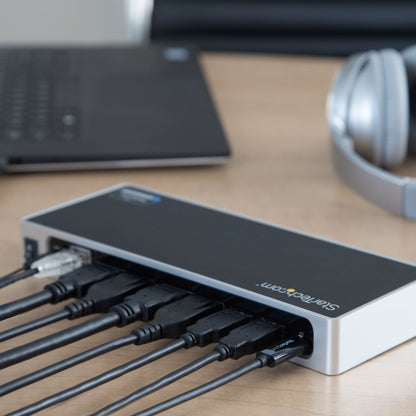 StarTech.com DK30A2DH laptop dock/port replicator Wired USB 3.2 Gen 1 (3.1 Gen 1) Type-C Black, Silver