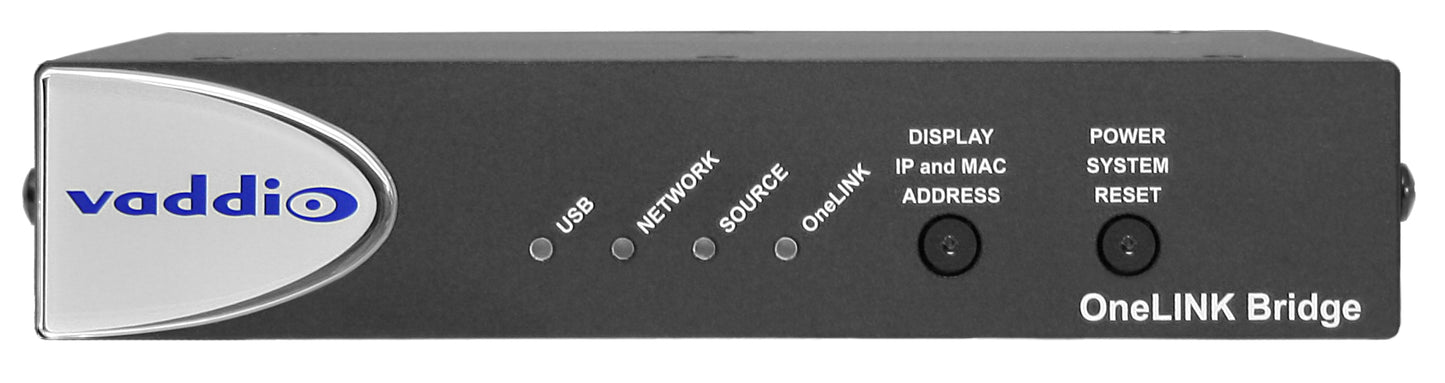 Vaddio OneLINK 1920 x 1080 pixels Ethernet LAN Black