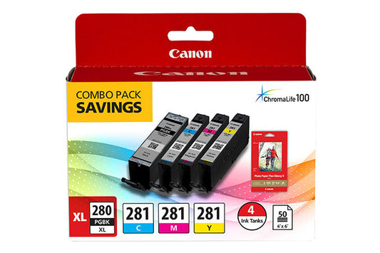 Canon PGI-280 XL / CLI-281 ink cartridge Original Black, Cyan, Magenta, Yellow