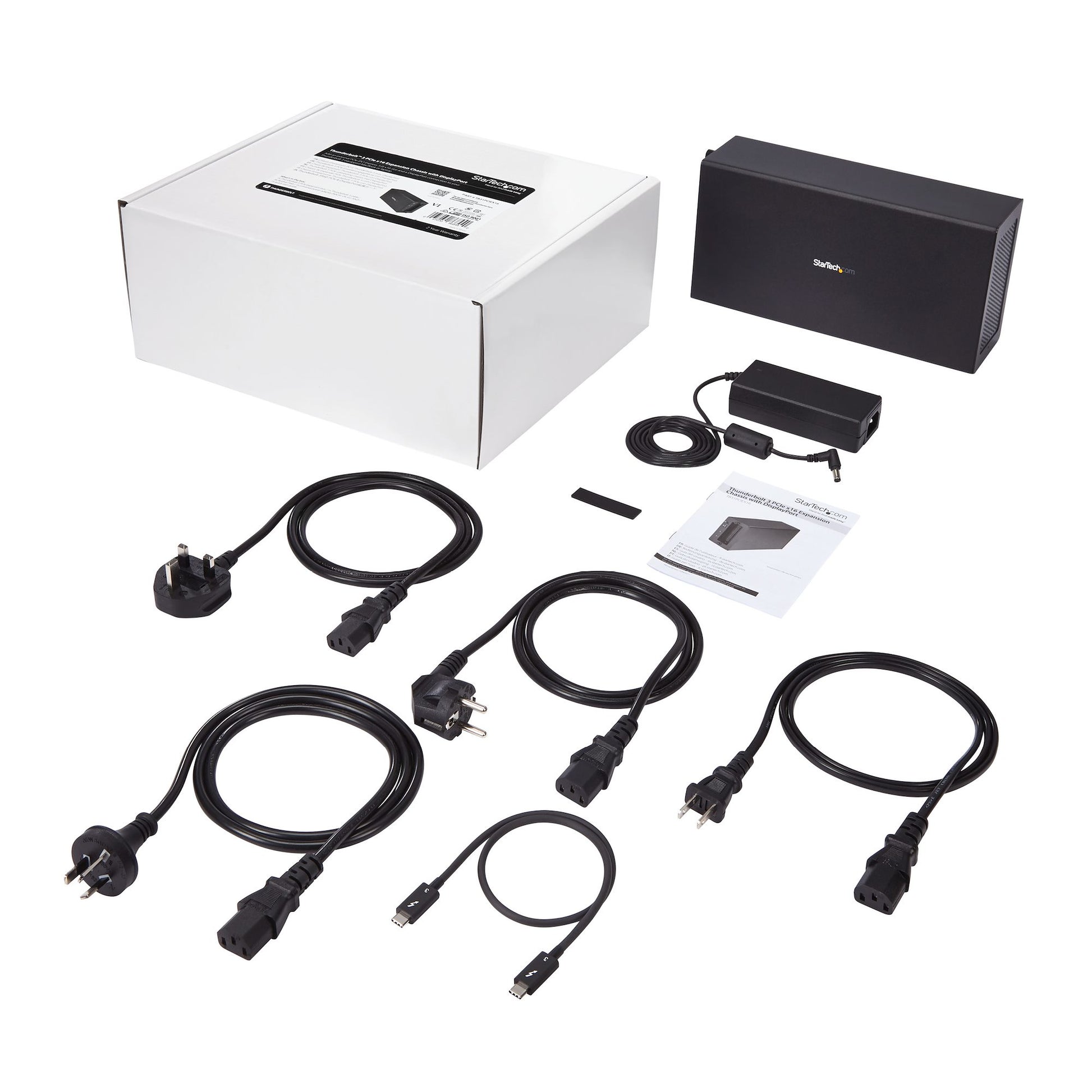 StarTech.com TB31PCIEX16 laptop dock/port replicator Wired Thunderbolt 3 Black