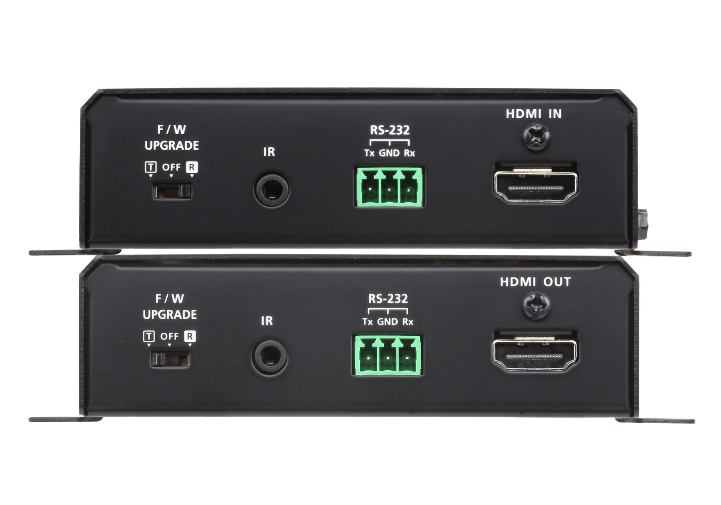 ATEN VE1812 AV extender AV transmitter & receiver Black