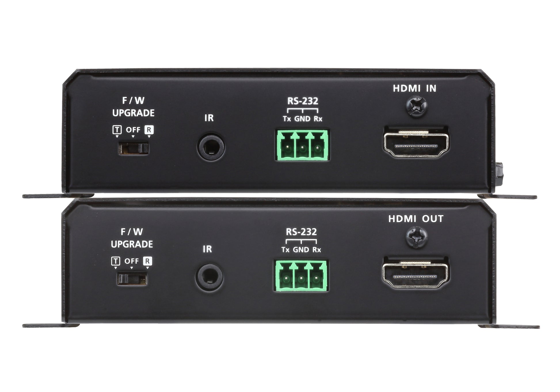 ATEN VE1812 AV extender AV transmitter & receiver Black