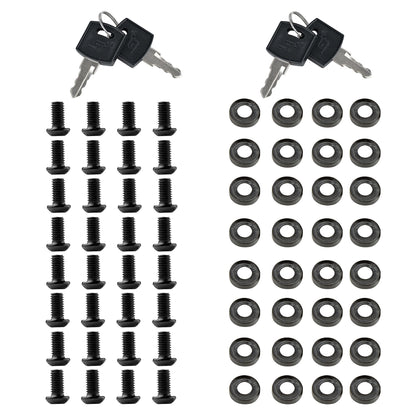 StarTech.com RK830WALVS rack cabinet 8U Wall mounted rack Black