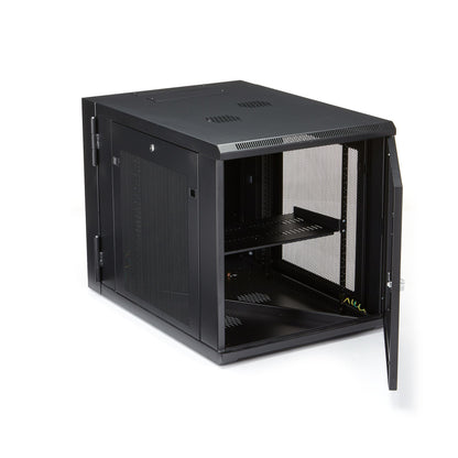 StarTech.com RK1232WALHM rack cabinet 12U Wall mounted rack Black