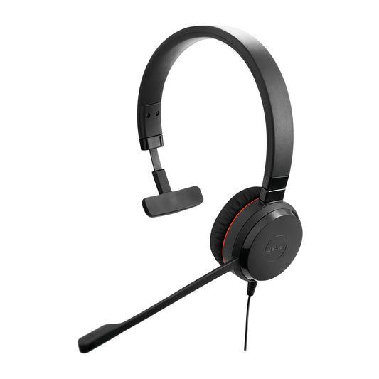 Jabra Evolve 20 Headset Wired Head-band Office/Call center USB Type-A Black