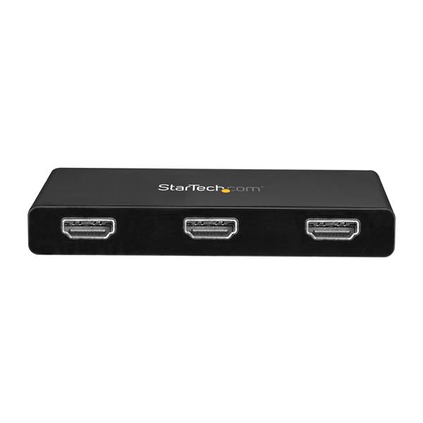 StarTech.com MSTCDP123HD USB graphics adapter 3840 x 2160 pixels Black