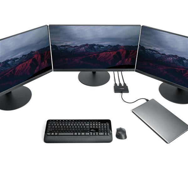 StarTech.com MSTCDP123HD USB graphics adapter 3840 x 2160 pixels Black