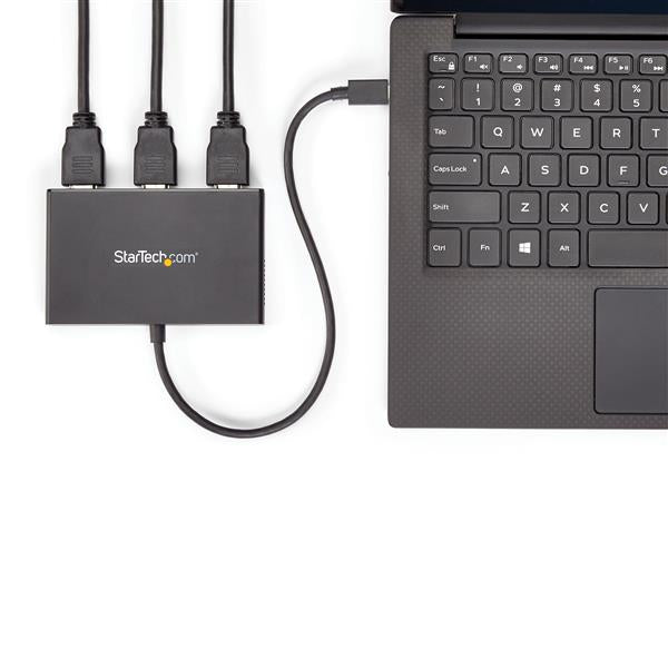 StarTech.com MSTCDP123HD USB graphics adapter 3840 x 2160 pixels Black