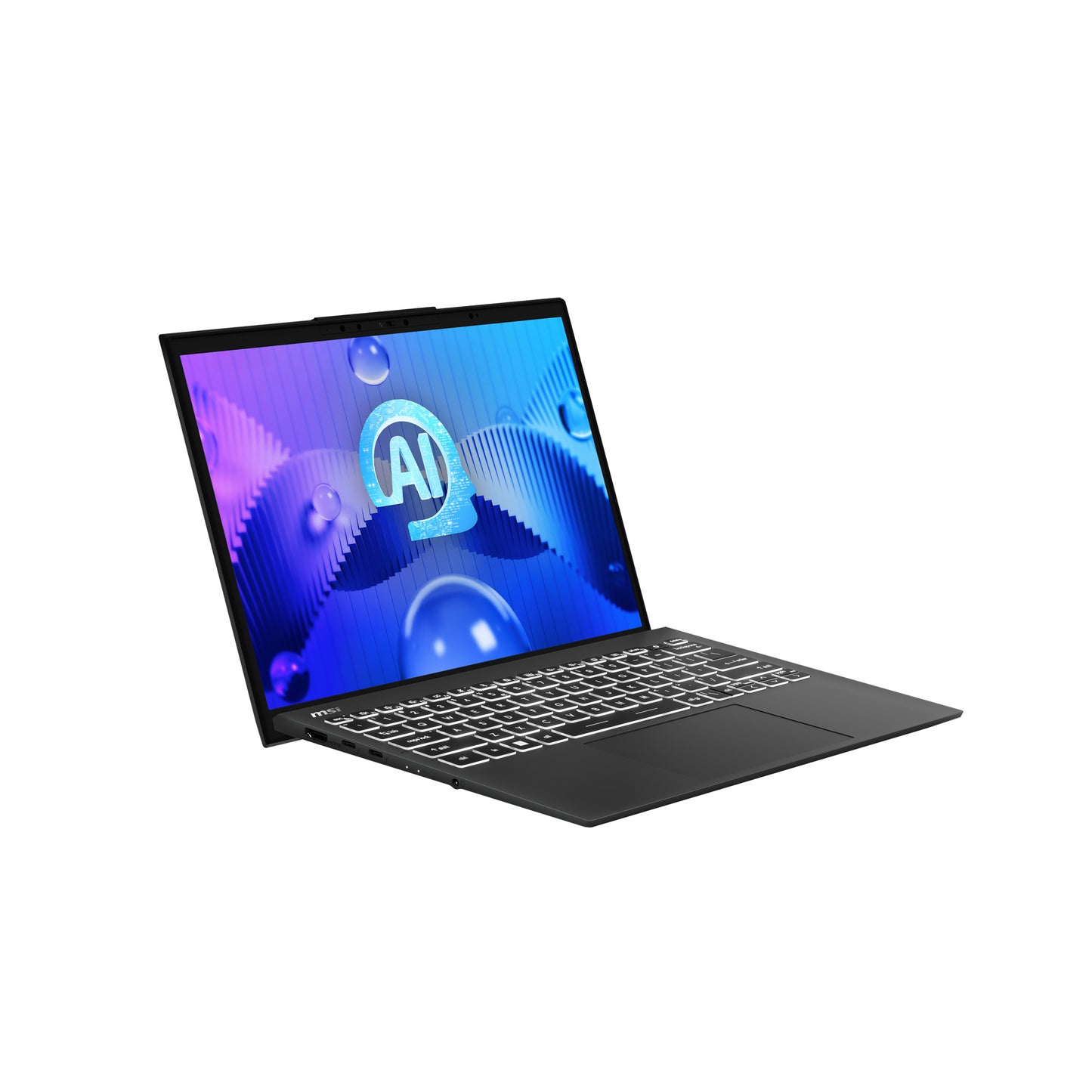 MSI Prestige 13 AI EVO A1MG-029US Intel Core Ultra 7 155H Laptop 13.3" Quad HD+ 16 GB LPDDR5-SDRAM 1 TB SSD Wi-Fi 7 (802.11be) Windows 11 Pro Gray