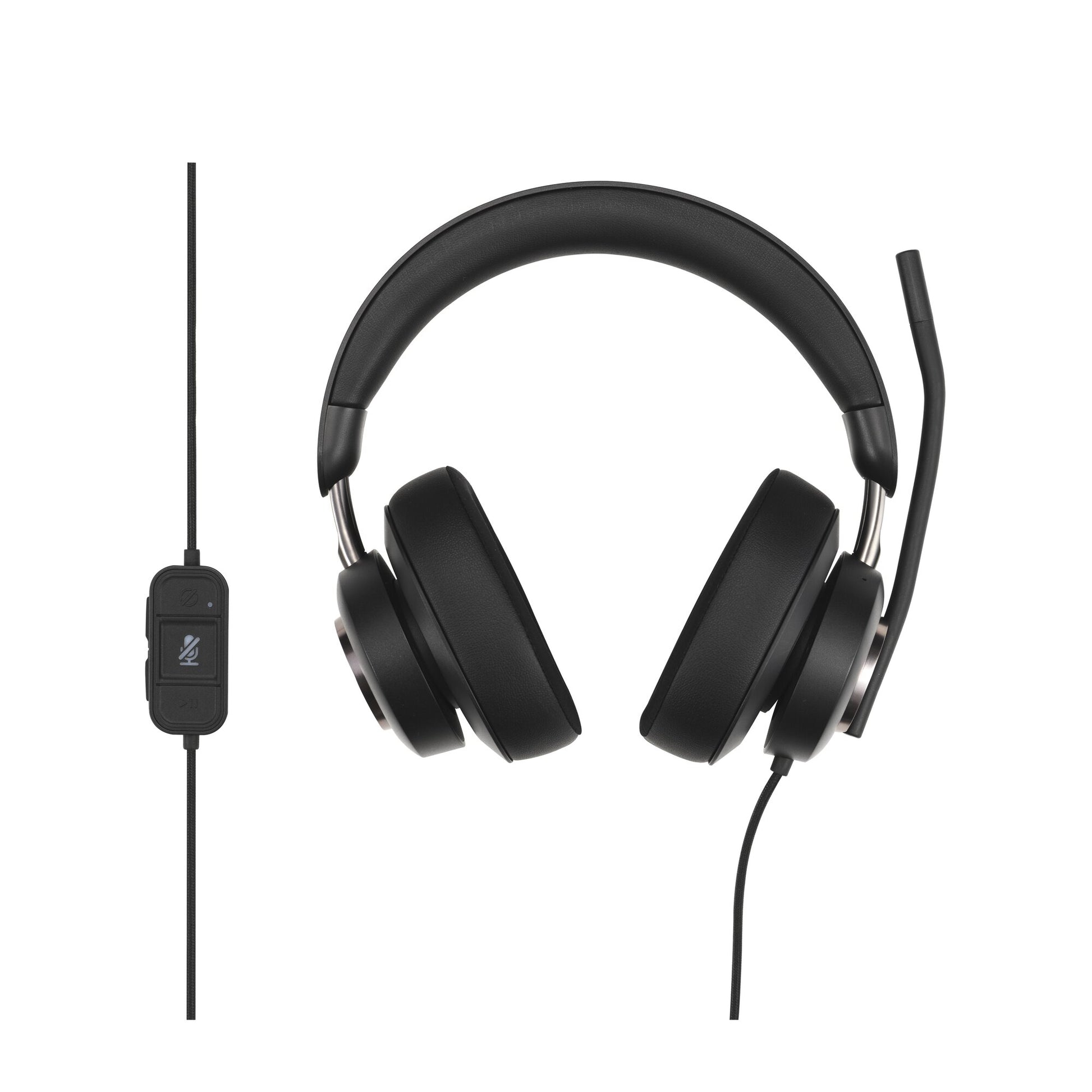 Kensington H2000 Headset Wired Head-band Office/Call center USB Type-C Black