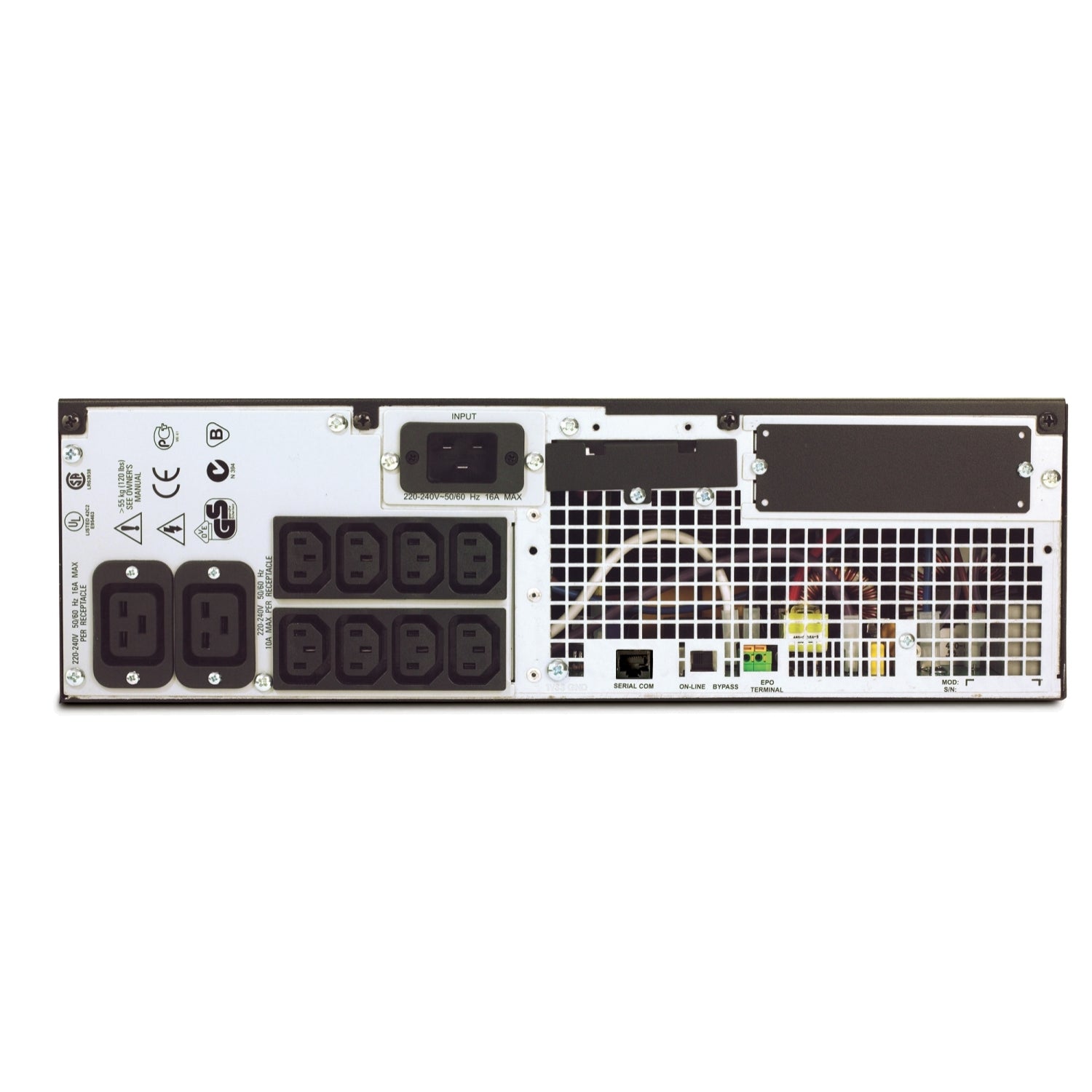 APC Smart-UPS RT 3000VA uninterruptible power supply (UPS) Double-conversion (Online) 3 kVA 2100 W 10 AC outlet(s)