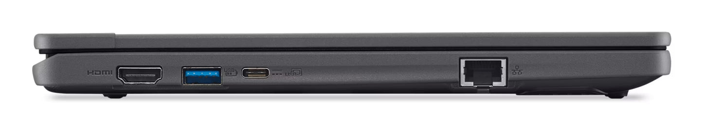 Acer TravelMate Spin B3 TMB312R-31-P4LS Intel® N N250 Hybrid (2-in-1) 12.2" Touchscreen WUXGA 8 GB LPDDR5-SDRAM 128 GB eMMC Wi-Fi 7 (802.11be) Windows 11 Pro Education Black
