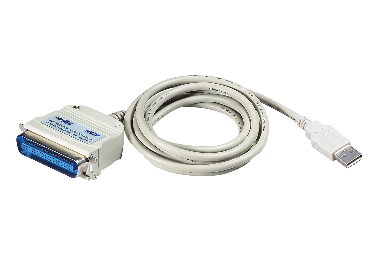 ATEN UC1284B parallel cable Gray 70.9" (1.8 m)