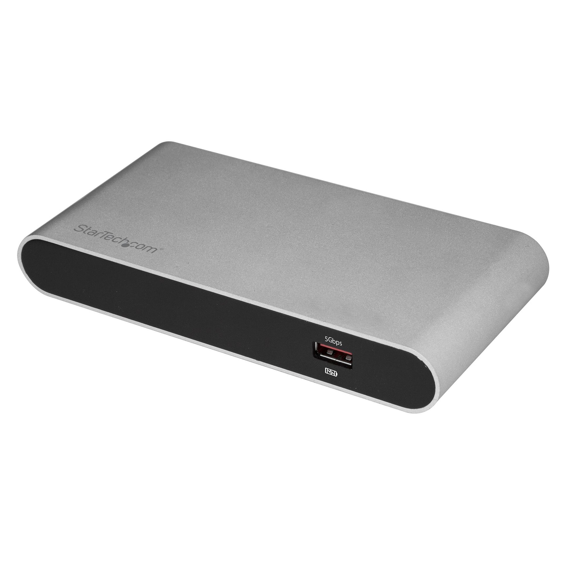 StarTech.com TB33A1C laptop dock/port replicator Wired Thunderbolt 3 Black, Silver