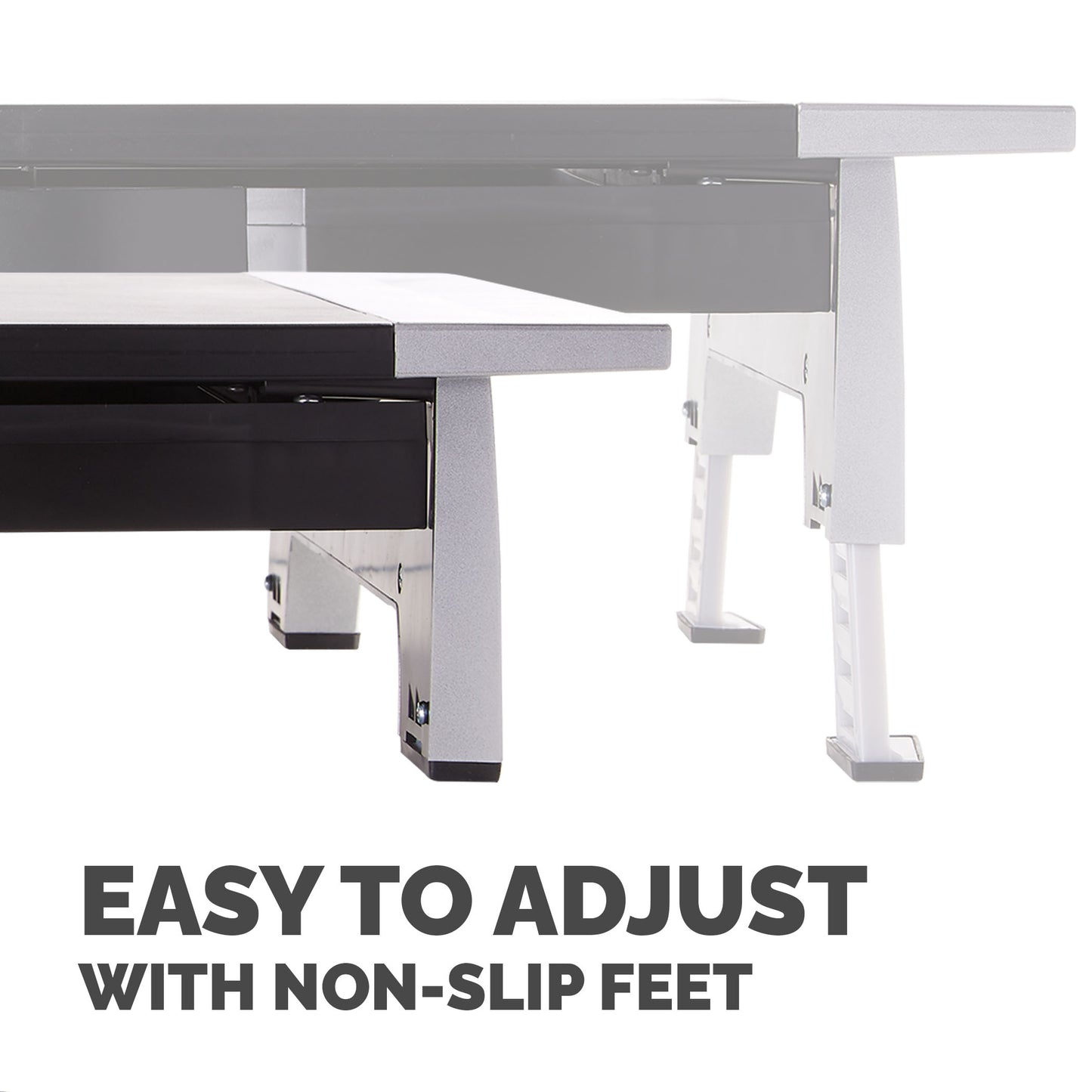 Fellowes Office Suites 28" Desk Black, Silver