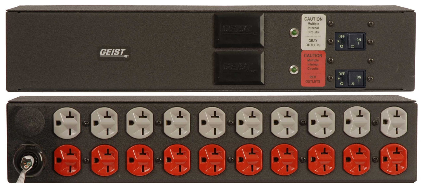 Vertiv 2XPR200-103D20TL6 power distribution unit (PDU) 20 AC outlet(s) 0U Black