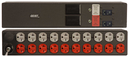 Vertiv 2XPR200-103D20TL6 power distribution unit (PDU) 20 AC outlet(s) 0U Black