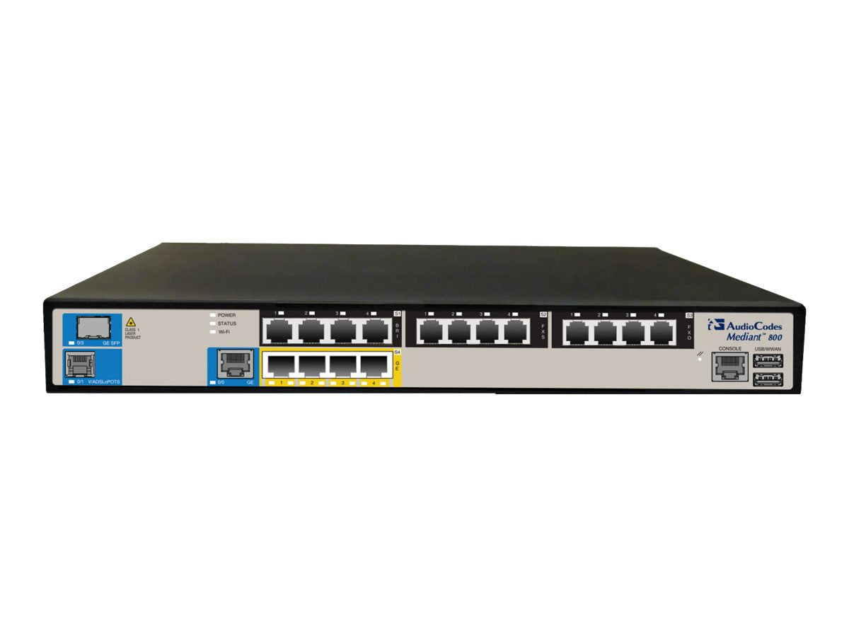 AudioCodes M800B-V-4S4O4B-4L gateway/controller 1000, 100, 10 Mbit/s