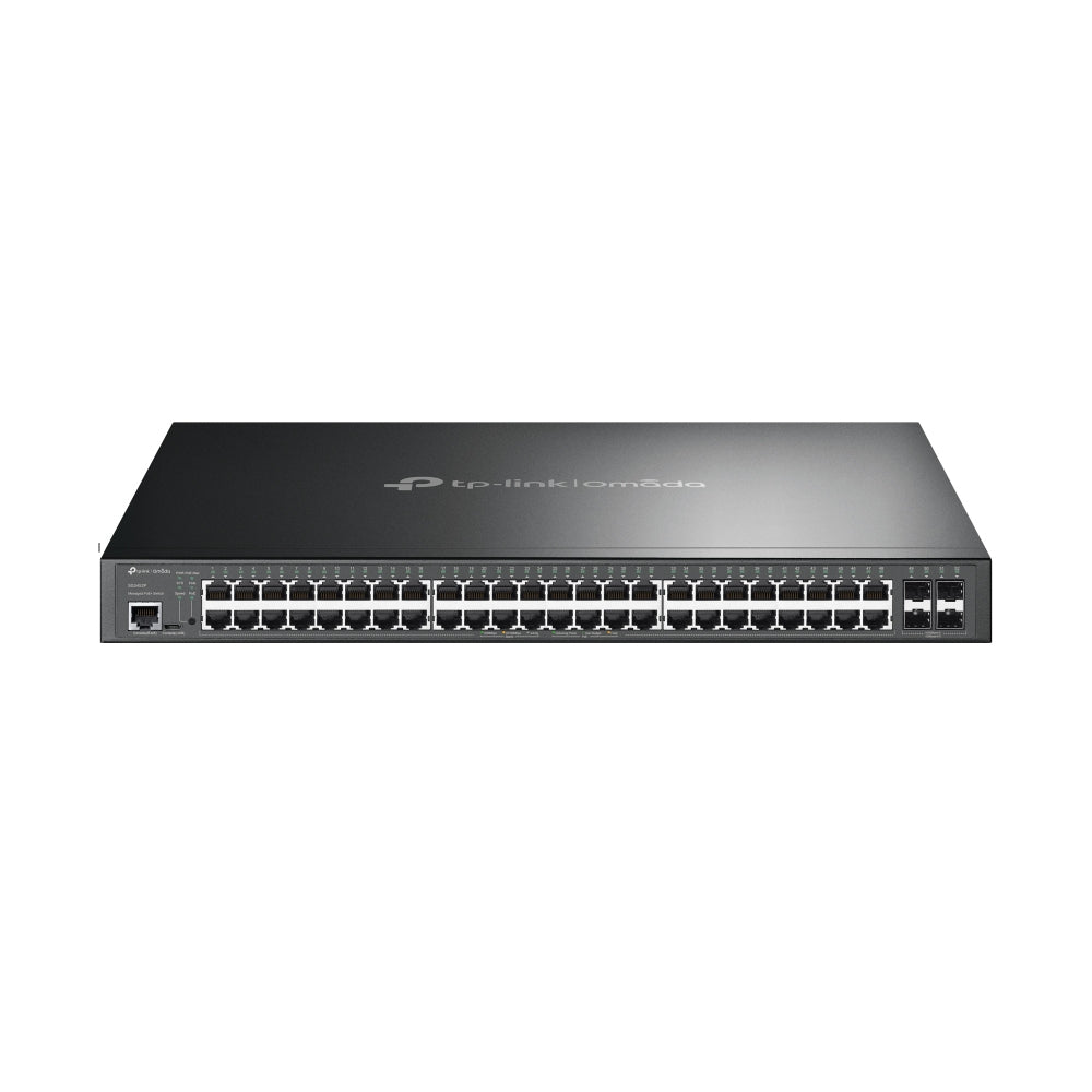 TP-Link Omada SG3452P network switch Managed L2/L3 Gigabit Ethernet (10/100/1000) Power over Ethernet (PoE) 1U Black