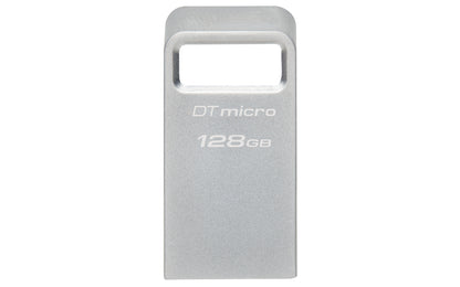 Kingston Technology DataTraveler Micro USB flash drive 128 GB USB Type-A 3.2 Gen 1 (3.1 Gen 1) Silver