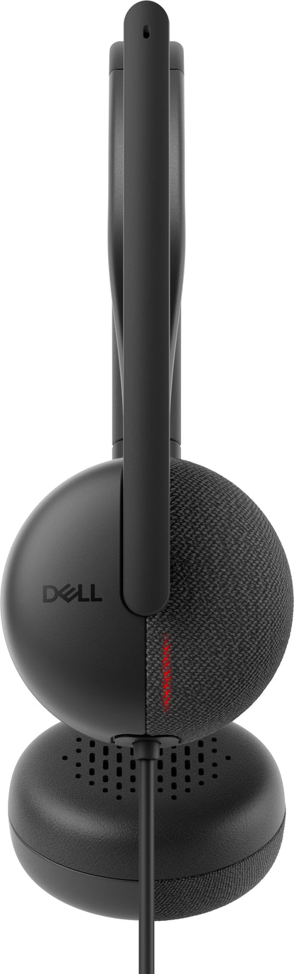 DELL WH3024 Headset Wired Head-band Calls/Music USB Type-C Black