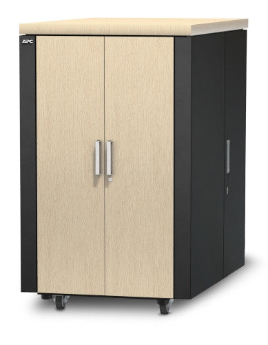 APC NetShelter CX 24U Freestanding rack Gray, Oak