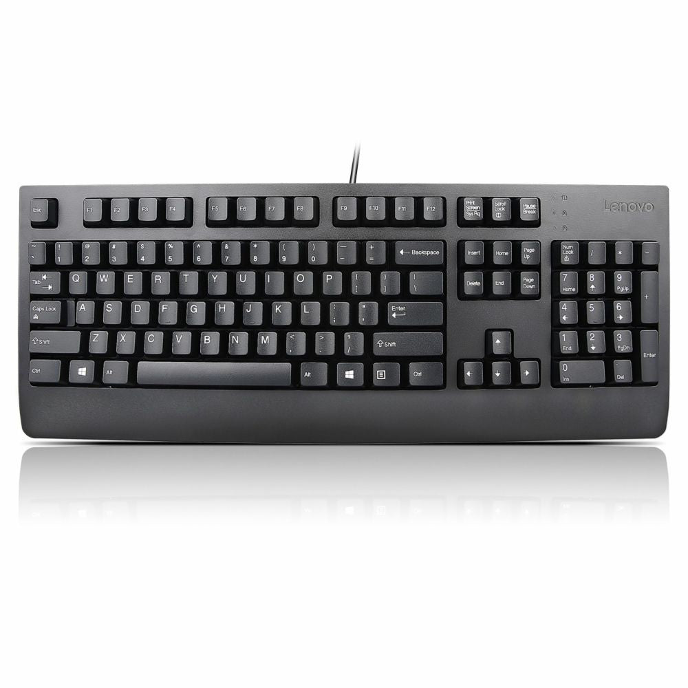 Lenovo Preferred Pro II keyboard Universal USB Belgian, French Black