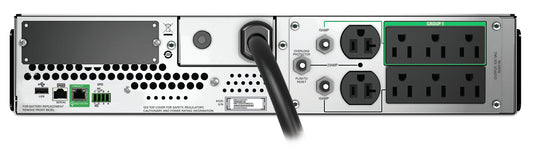 APC SMT2200RM2UC uninterruptible power supply (UPS) Line-Interactive 2.2 kVA 1980 W 8 AC outlet(s)