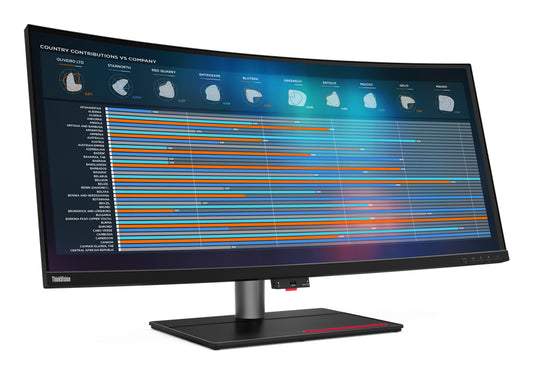 Lenovo ThinkVision P40w-20 computer monitor 39.7" 5120 x 2160 pixels 5K Ultra HD LED Black