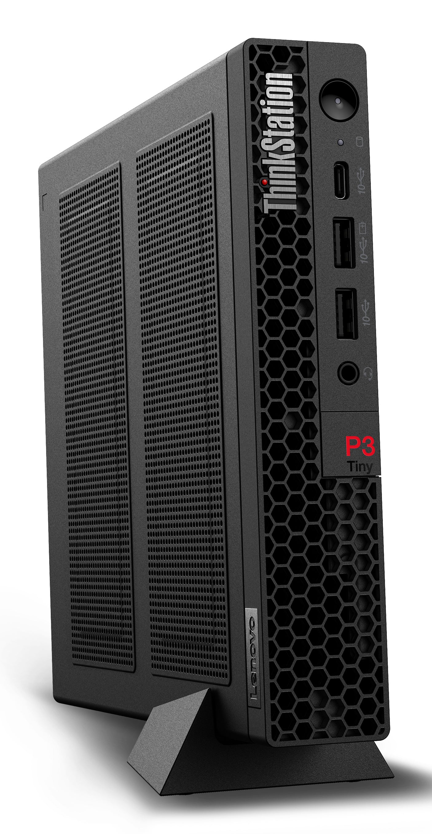 Lenovo ThinkStation P3 Tiny Intel® Core™ i7 i7-14700 64 GB DDR5-SDRAM 2 TB SSD NVIDIA T400 Windows 11 Pro Mini PC Black