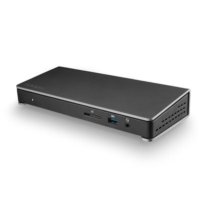 StarTech.com TB3DOCK2DPPD laptop dock/port replicator Wired USB 3.2 Gen 1 (3.1 Gen 1) Type-C Black