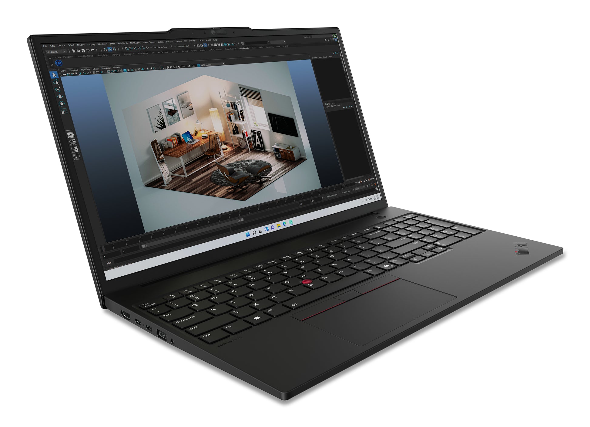 Lenovo ThinkPad P16s Gen 3 (Intel) Intel Core Ultra 7 165H Mobile workstation 16" WUXGA 32 GB DDR5-SDRAM 1 TB SSD NVIDIA RTX 500 Ada Wi-Fi 6E (802.11ax) Windows 11 Pro English Black