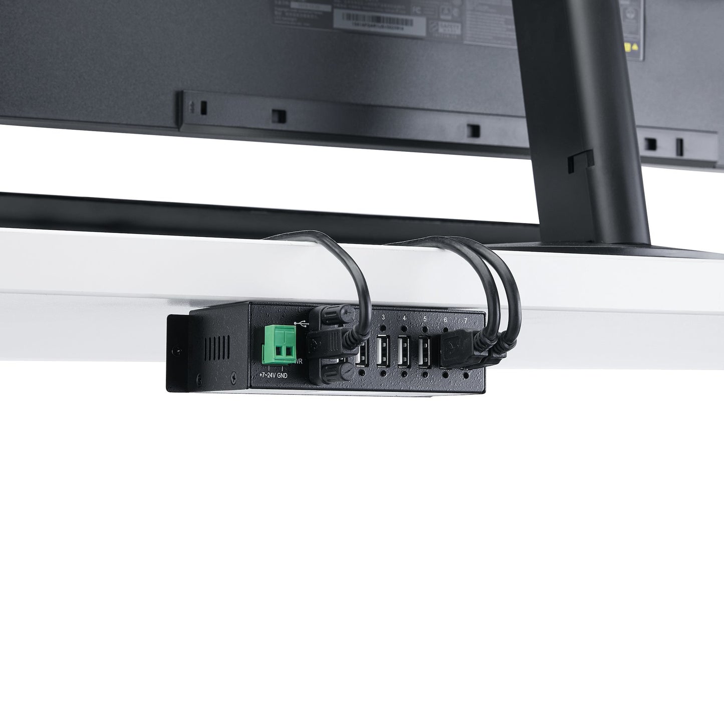 StarTech.com ST7200USBM interface hub USB 2.0 Type-B 480 Mbit/s Black
