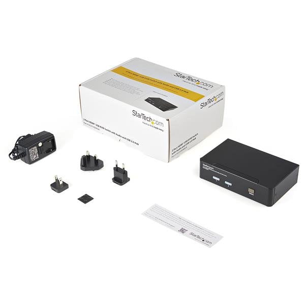 StarTech.com SV231HDMIUA KVM switch Black