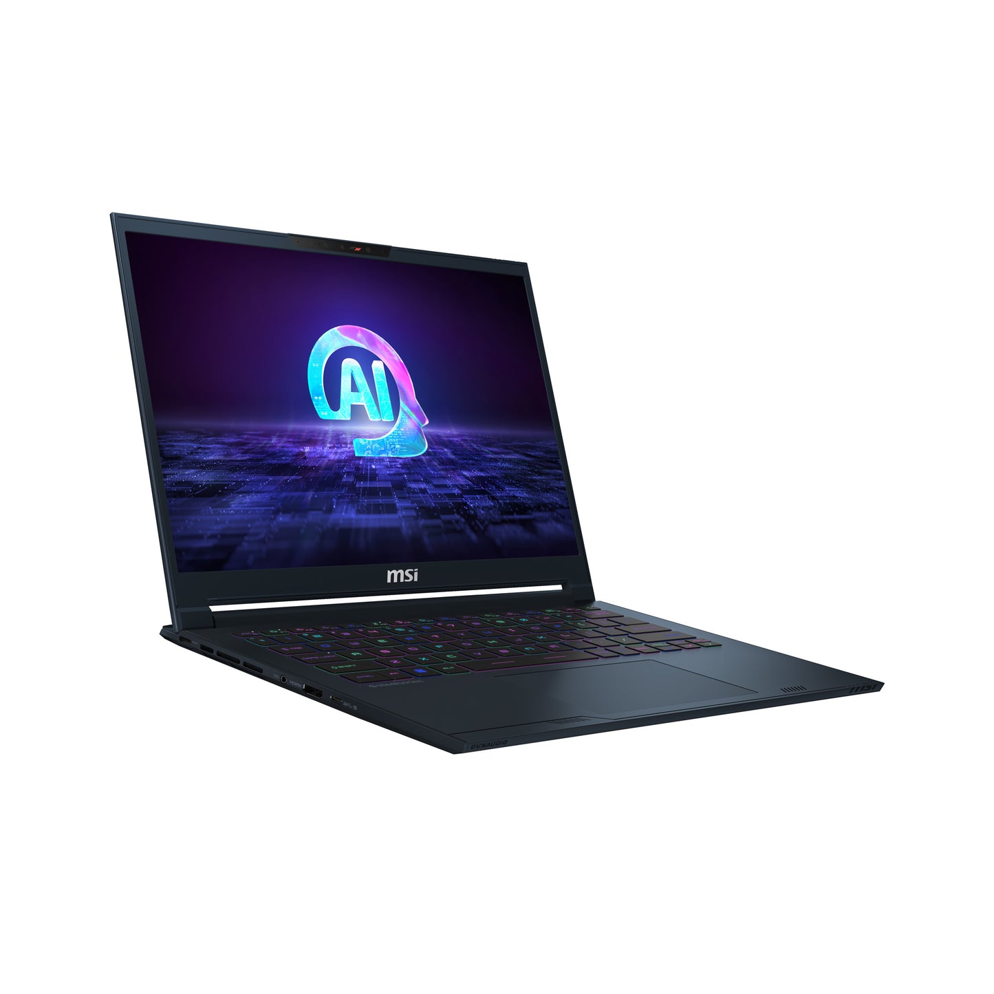 MSI Stealth 14 AI STUDIO A1VEG-090 Intel Core Ultra 7 155H Laptop 14" Full HD+ 16 GB DDR5-SDRAM 1 TB SSD NVIDIA GeForce RTX 4050 Wi-Fi 7 (802.11be) Windows 11 Pro Blue