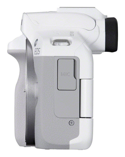 Canon EOS R50 Mirrorless Camera with 18-45mm Lens MILC 24.2 MP CMOS 6000 x 4000 pixels White